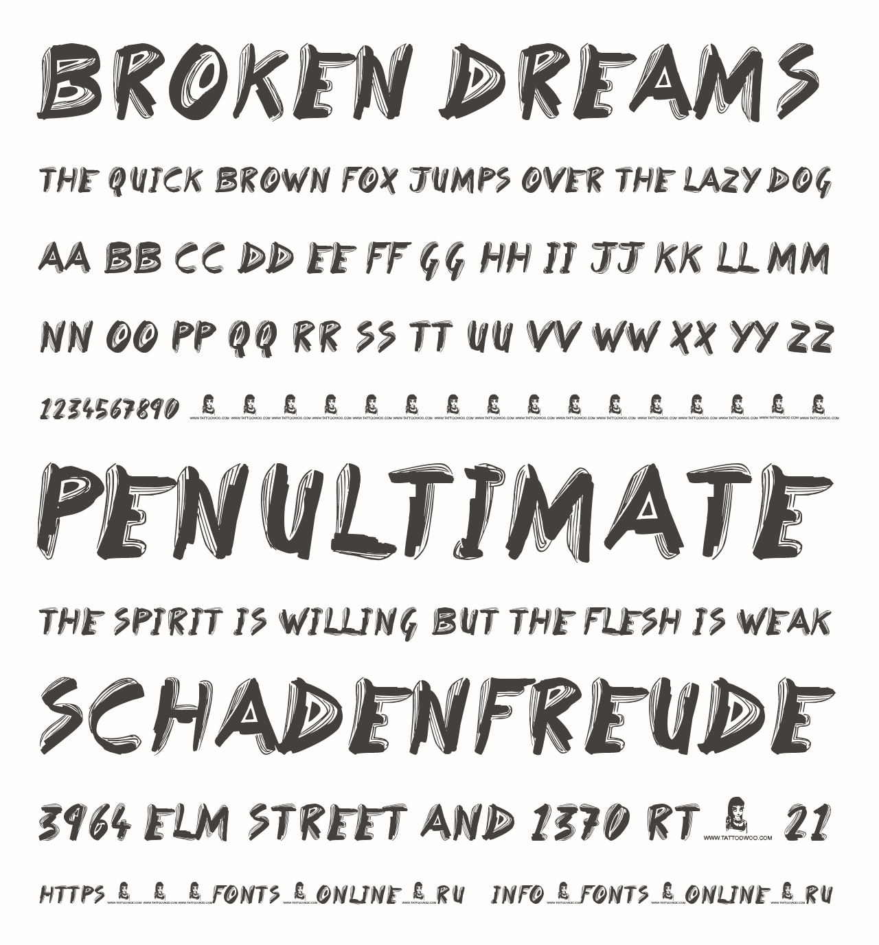 Broken Dreams Font