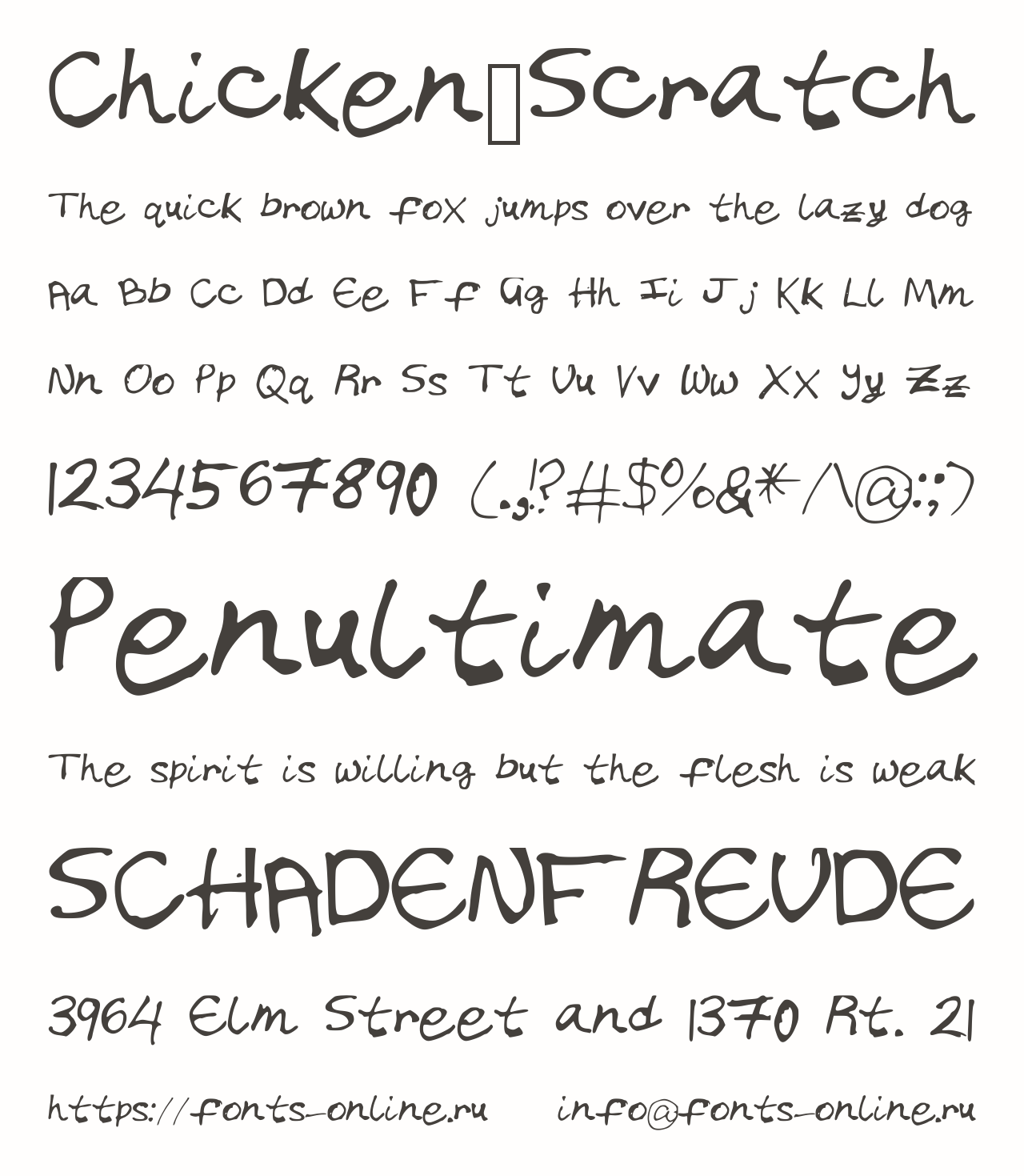 chicken-scratch-font