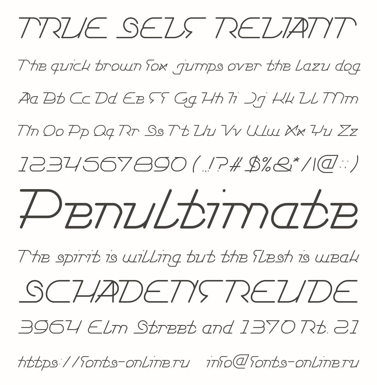 true-self-reliant-font