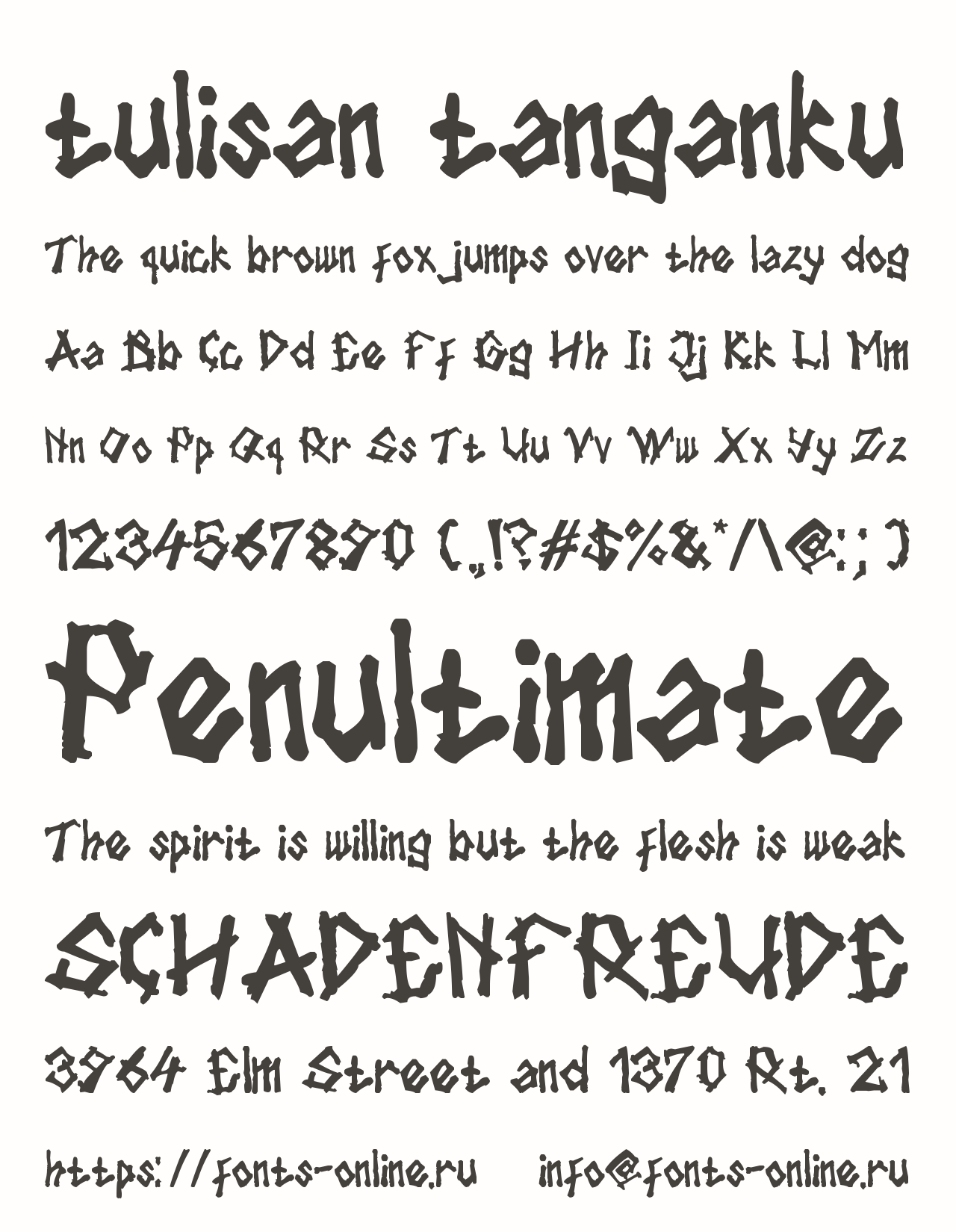 Tulisan Tanganku Font 1634