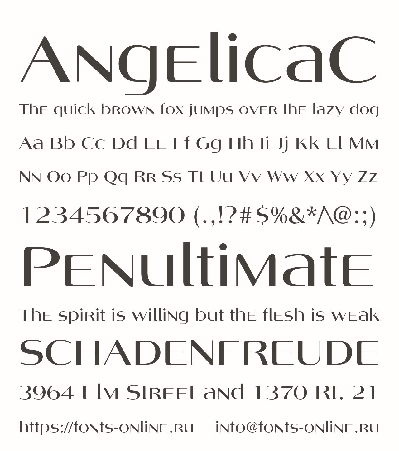 AngelicaC Font