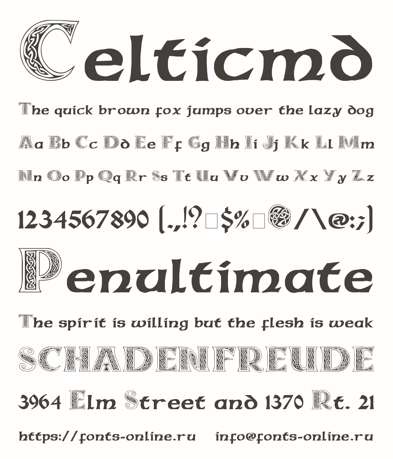Celticmd Font