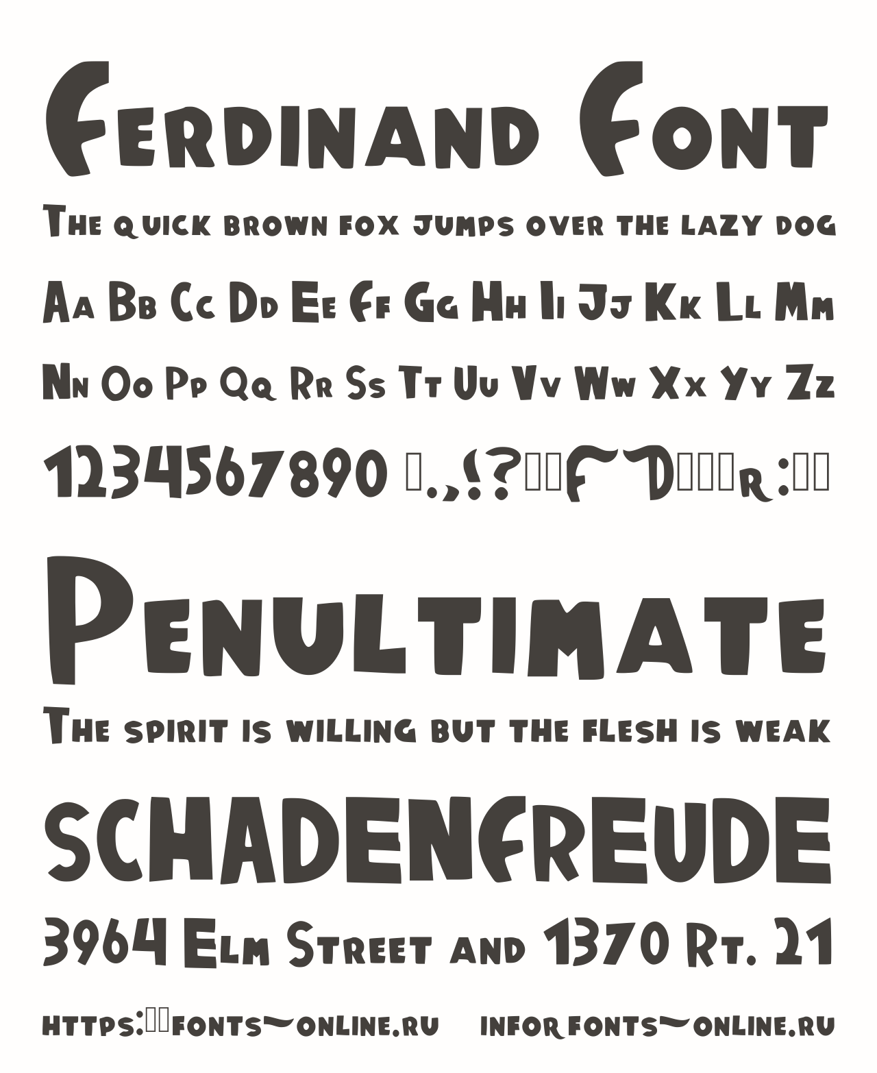 Font Ferdinand Font