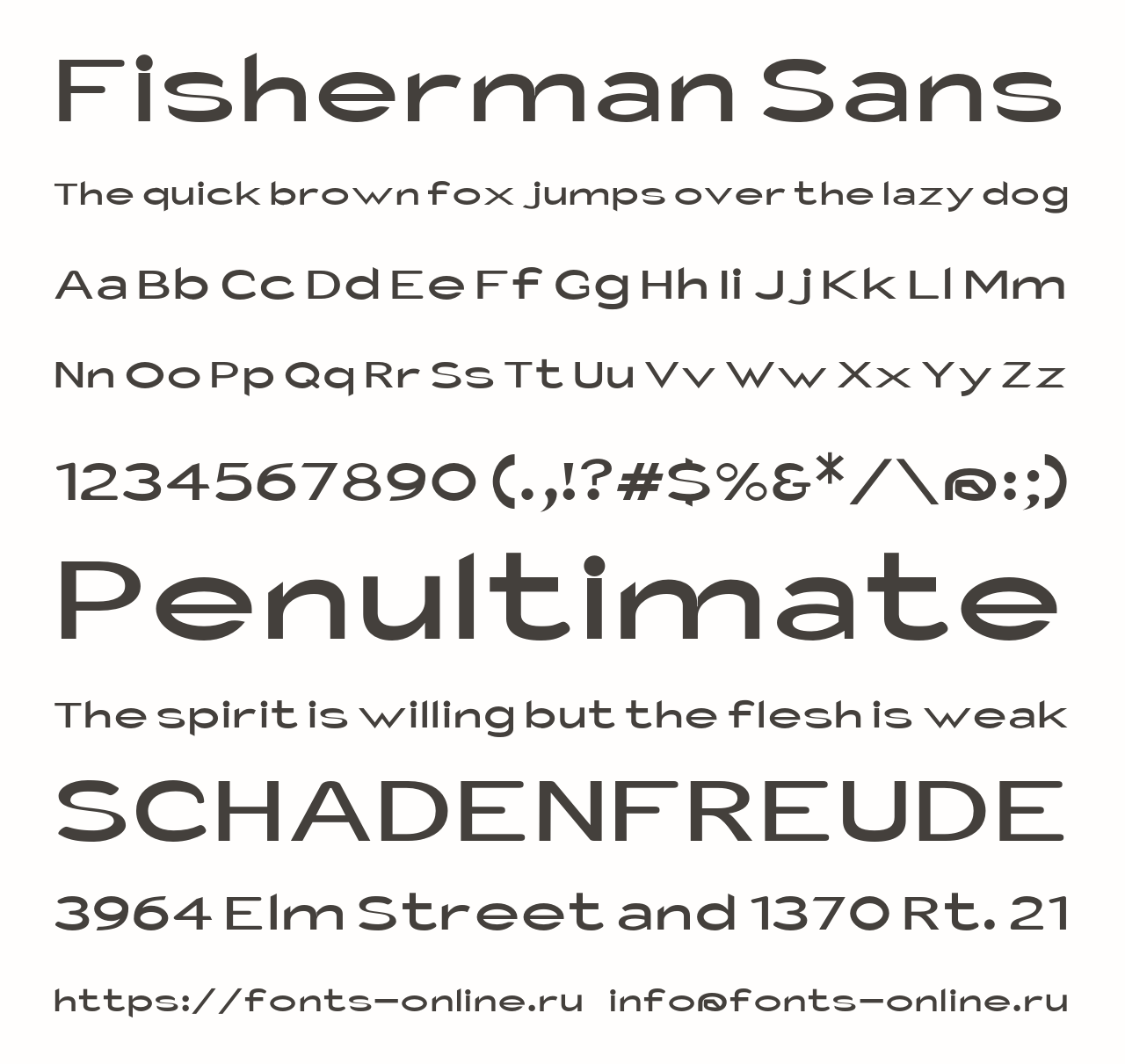 Font Fisherman Sans
