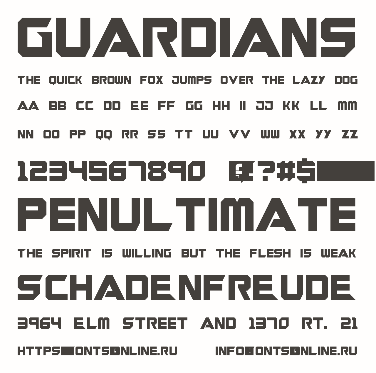 Guardians Font 