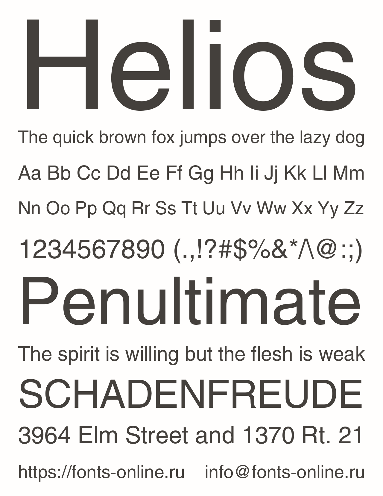 Helios Font