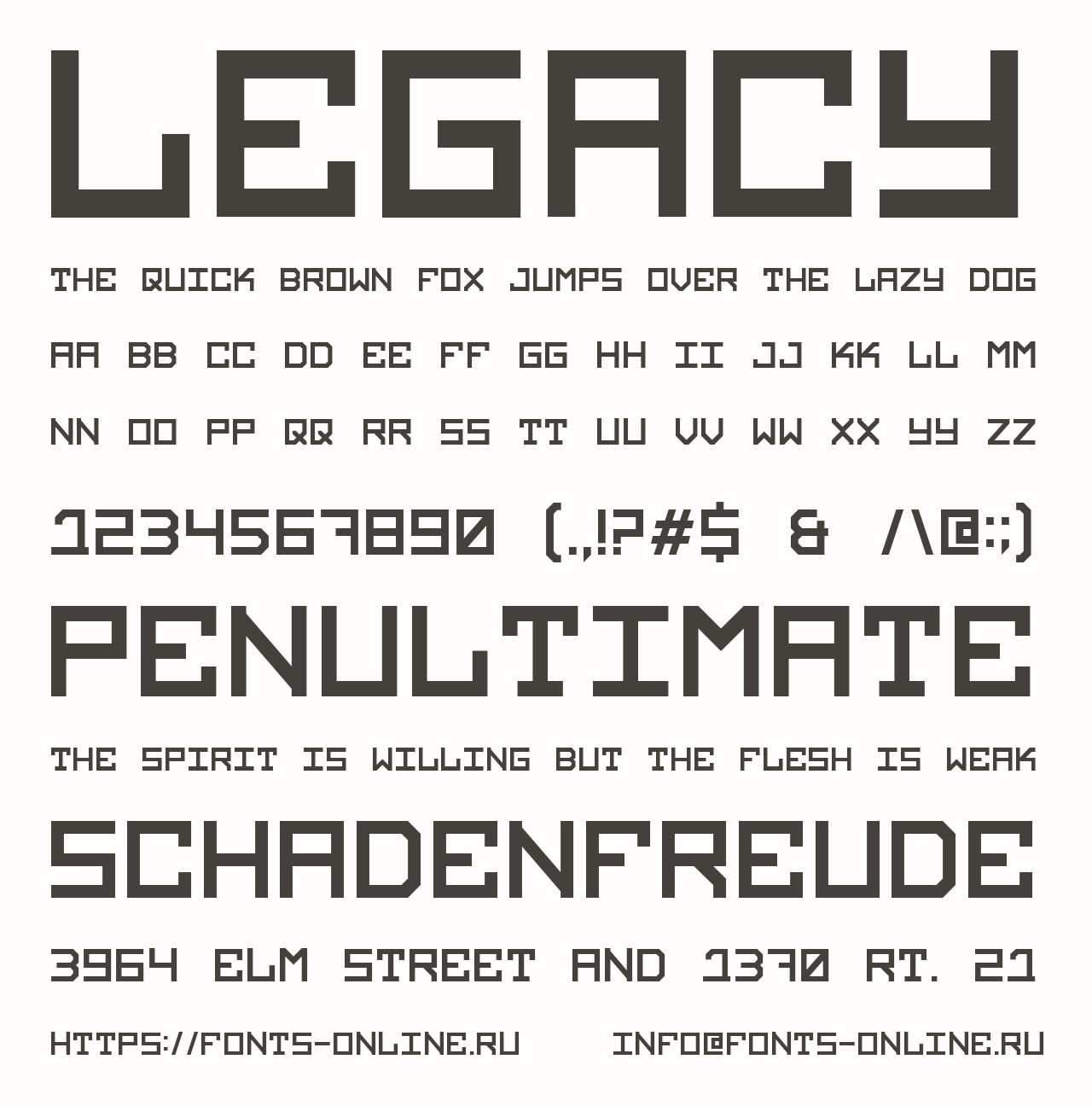 Legacy Font Family Download