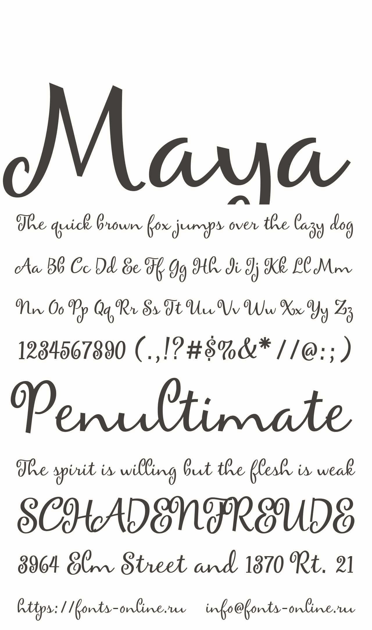 Sofia Font by Maya Kreations Home Format Fonts on