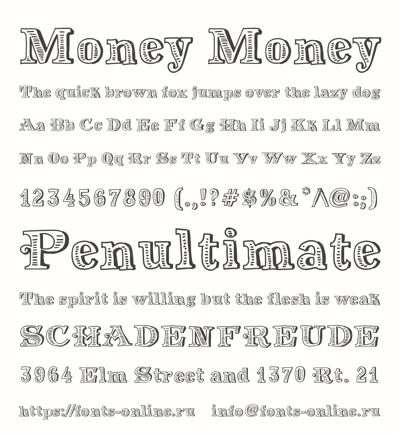 Money Money font