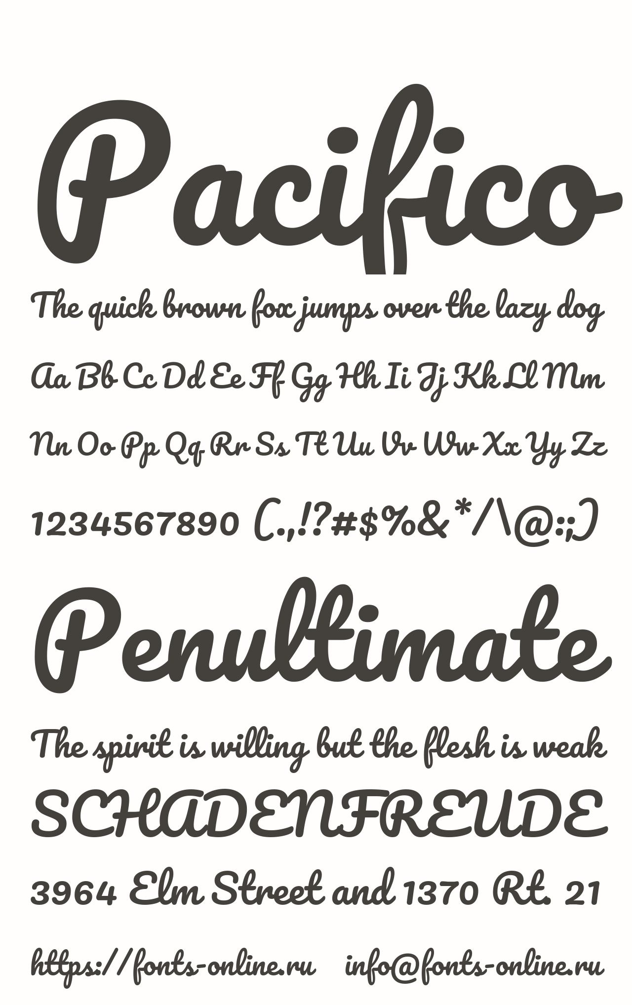 pacifico font