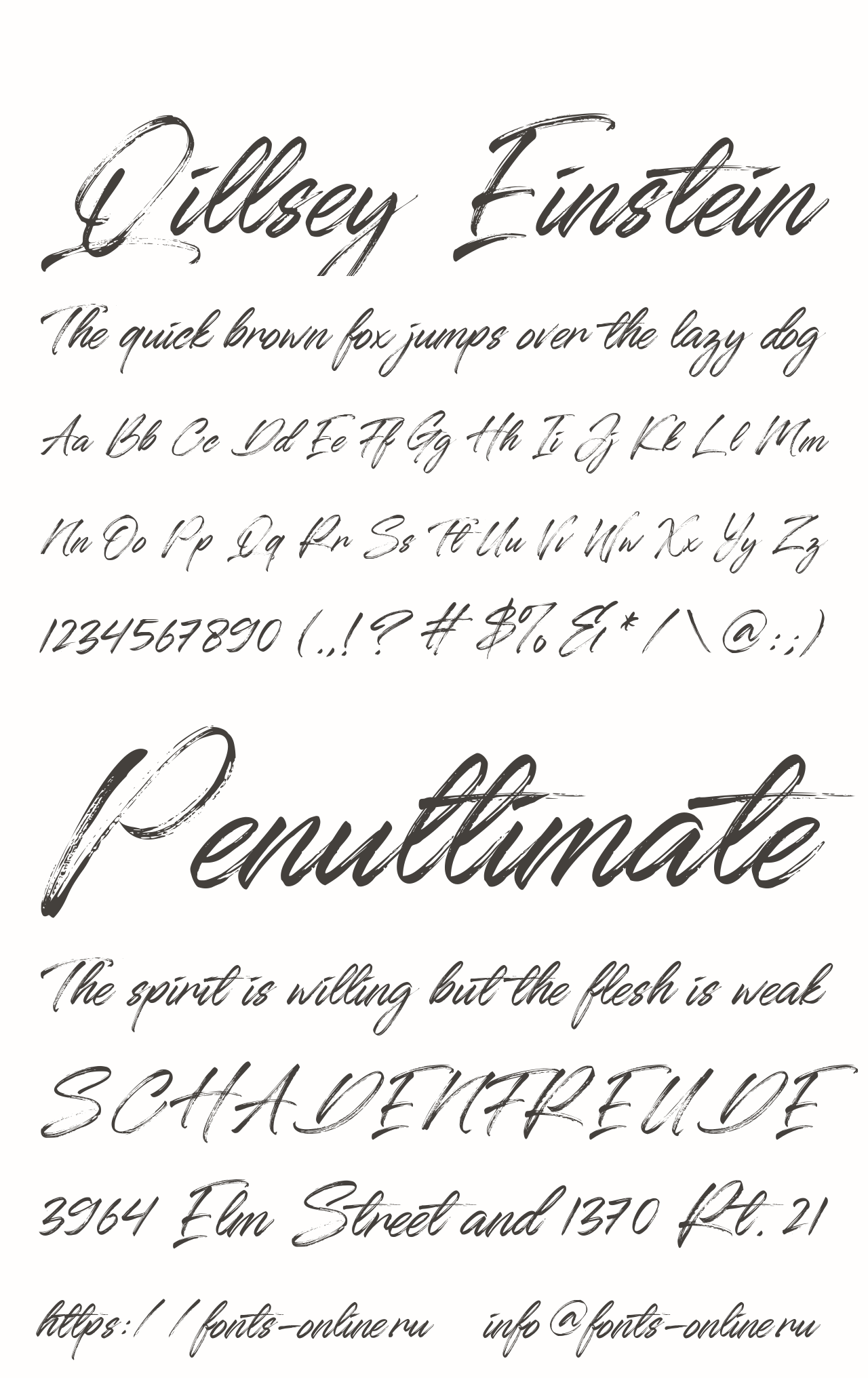 Font Qillsey Einstein Font Qillsey Einstein