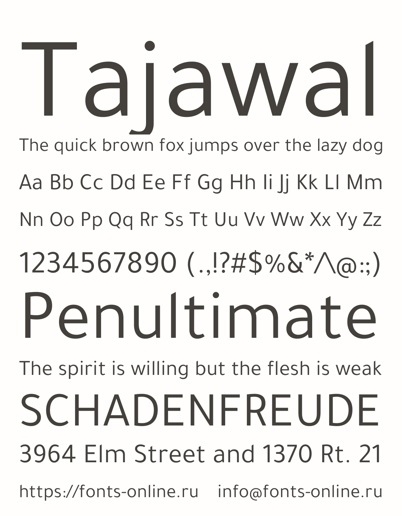 Font Tajawal
