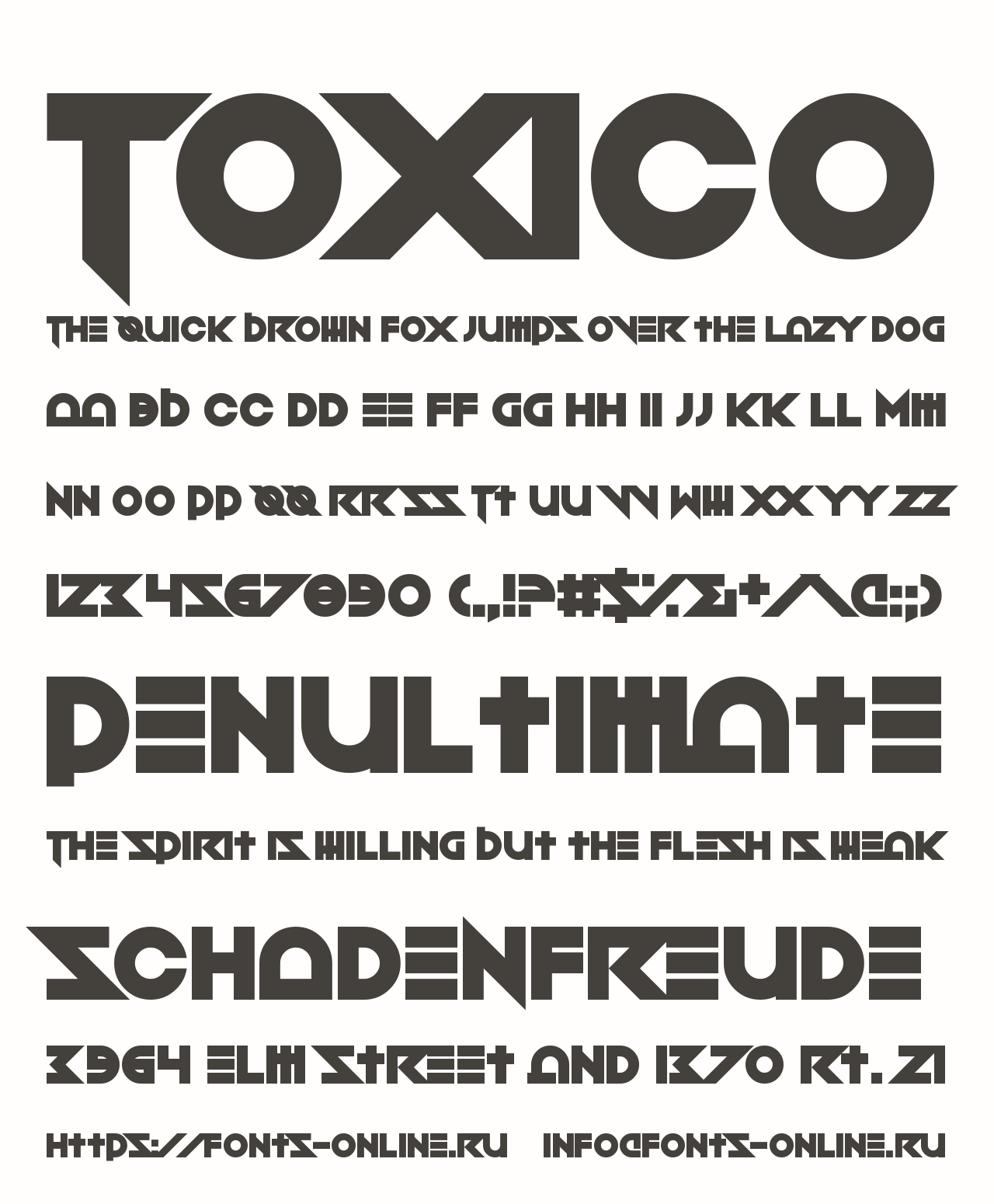 Toxico Font