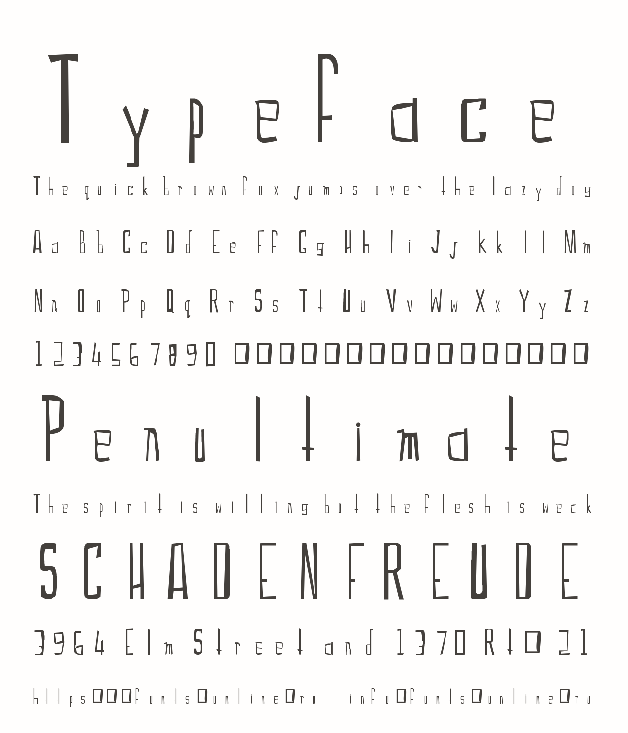 Font Typeface Font Typeface